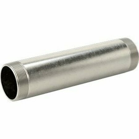 BSC PREFERRED Standard-Wall 304/304L Stainless Steel Pipe Threaded on Both Ends 3 Pipe Size 14 Long 4813K281